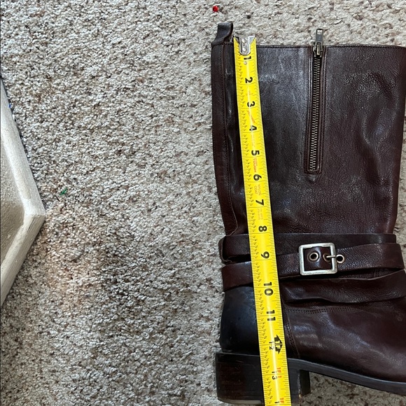 Vintage Foundry Co. Women's 10 Philippa mid-calf leather boots chocolate brown - Picture 16 of 16